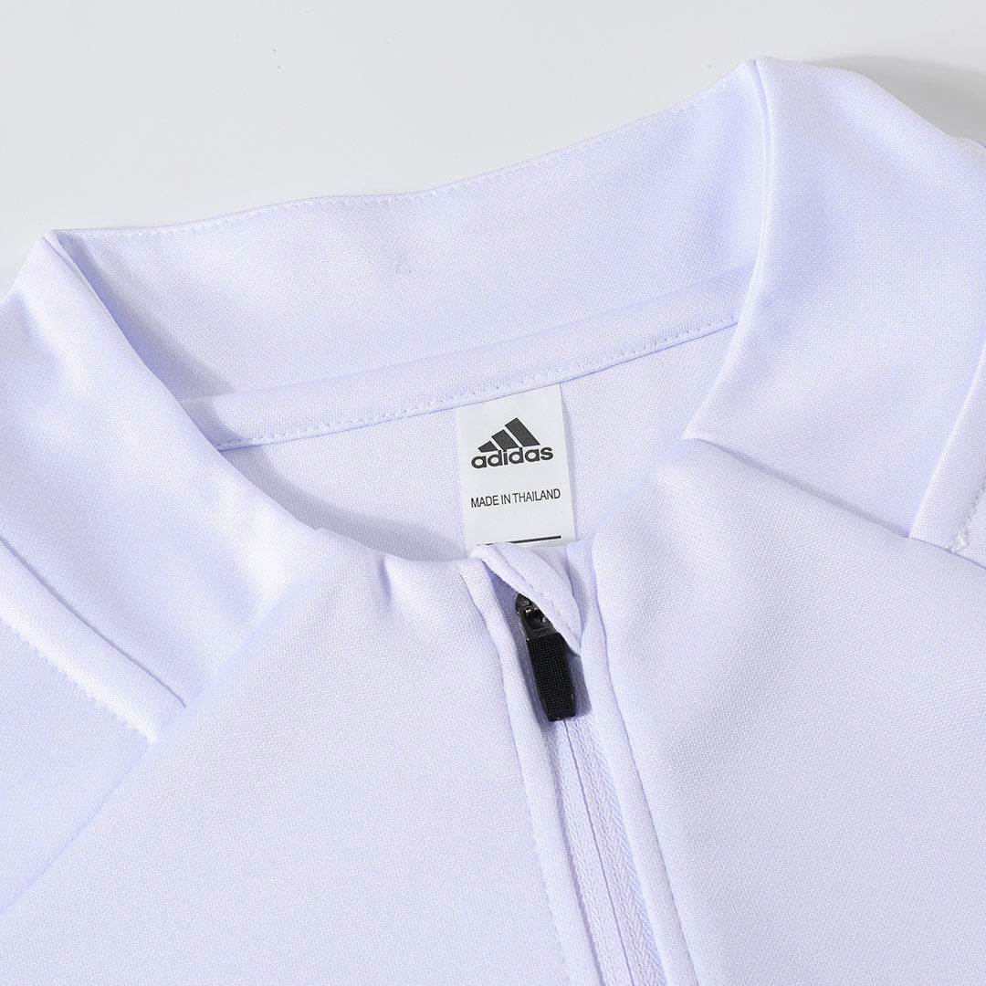 Real Madrid 1/4 Zip Tracksuit 2025/26 Kids White