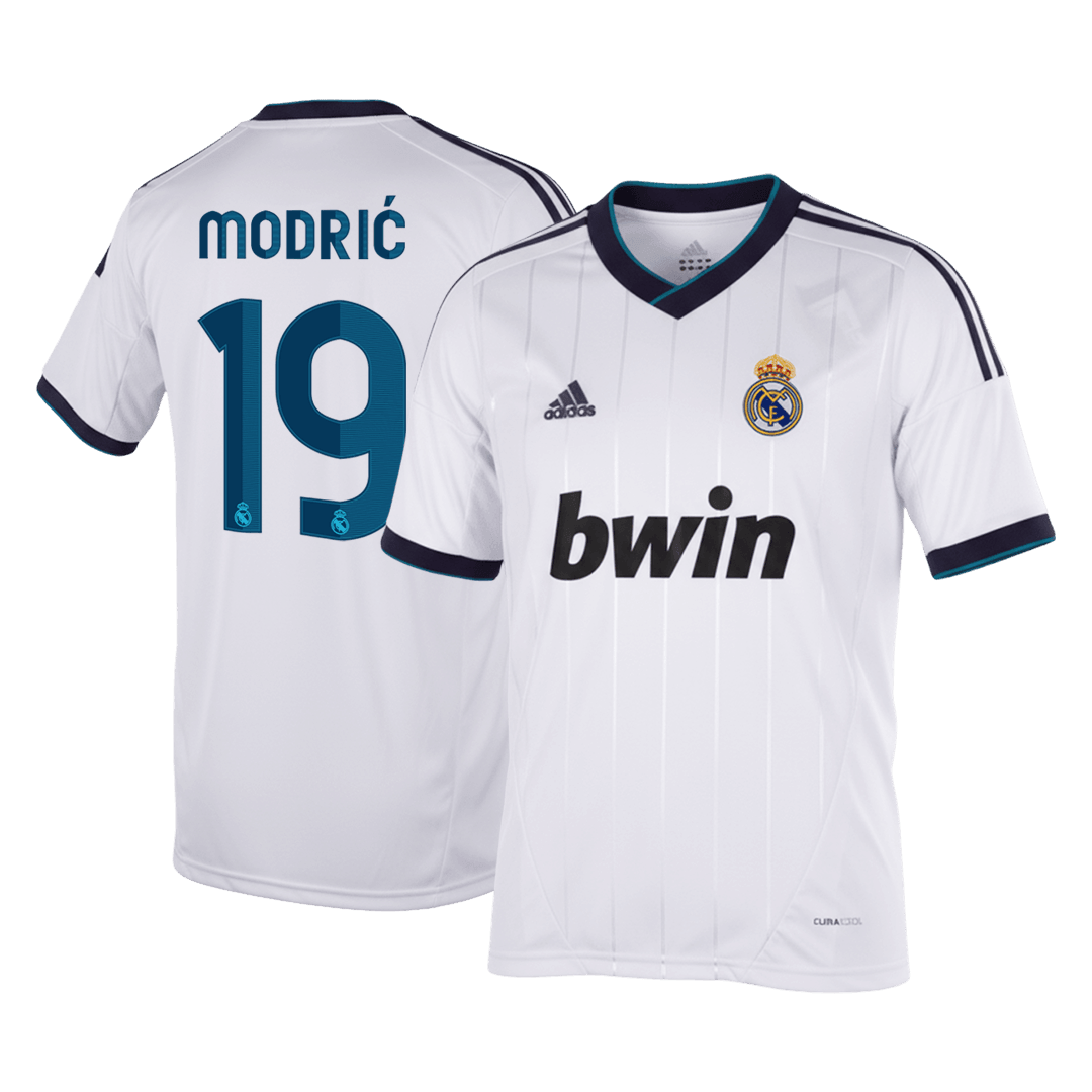 Retro Soccer Jersey MODRIĆ #19 Real Madrid Home 2012/13