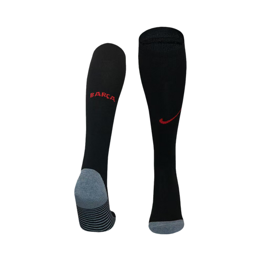 Barcelona Away Soccer Socks 2024/25 Kids