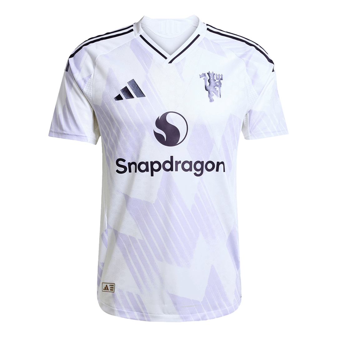 Camiseta de fútbol auténtica de visitante del Manchester United 2025/26 de B.FERNANDES #8
