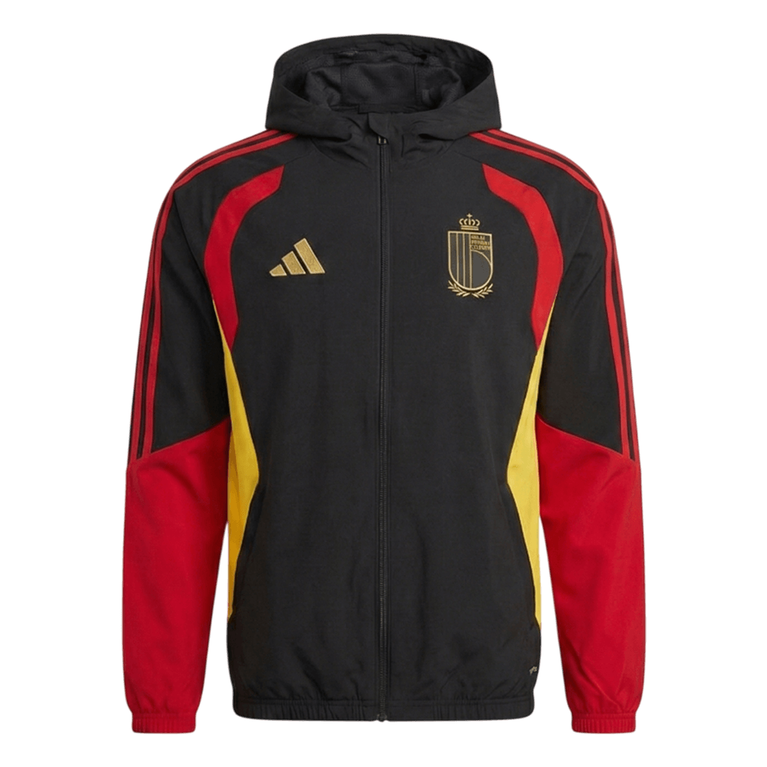 Belgium Windbreaker Hoodie Jacket Black 2026