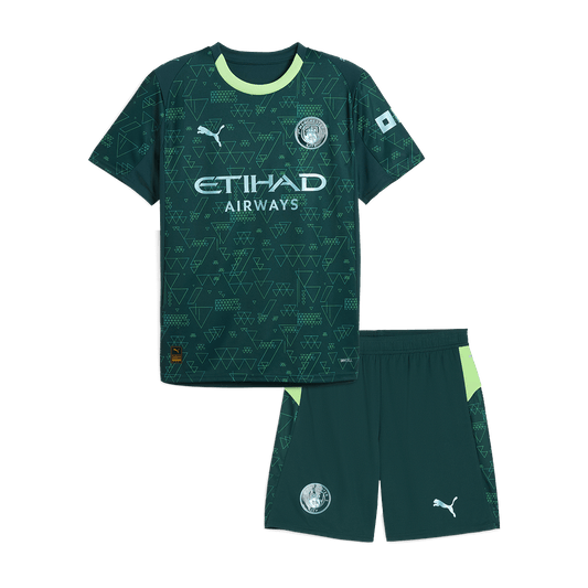 Manchester City Kids Soccer Jerseys Kit 2025/26