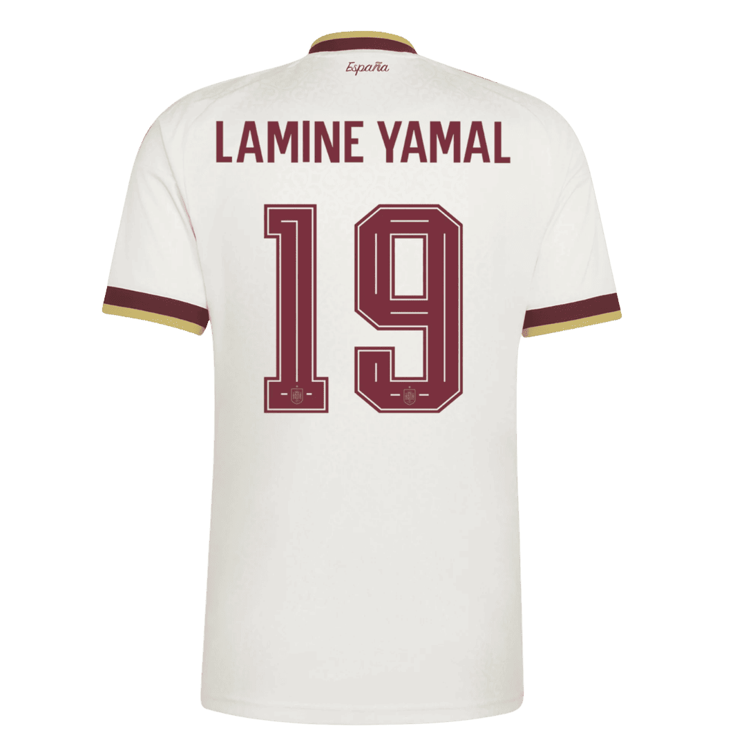 LAMINE YAMAL #19 Spain Away Soccer Jersey World Cup 2026