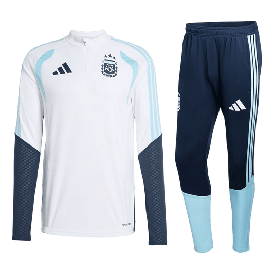 Argentina Zipper Sweatshirt Kit(Top+Pants) 2026 White