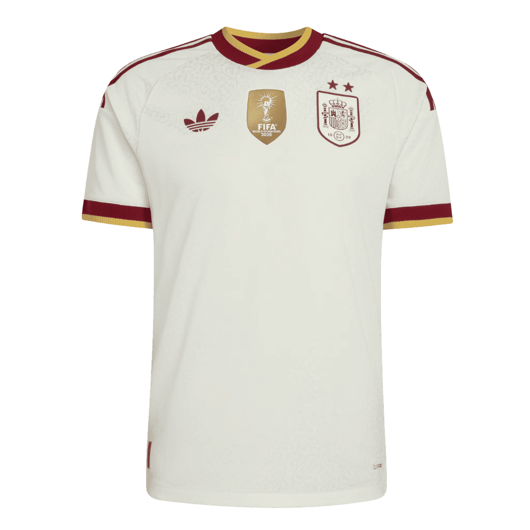 Spain Away Player Version Jersey World Cup 2026 - Champion