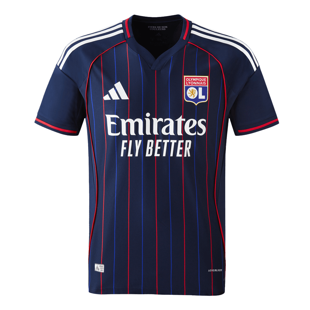 Olympique Lyonnais Away Authentic Soccer Jersey 2025/26