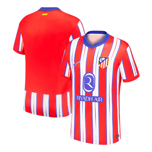 Atletico Madrid Soccer Jersey Home Custom Shirt 2024/25