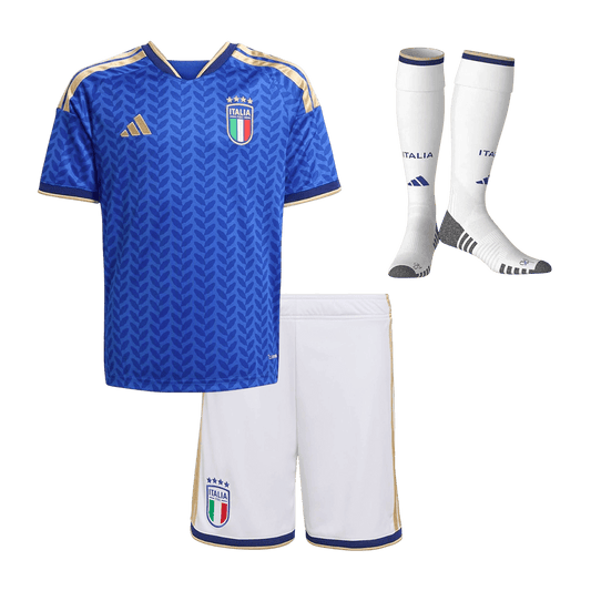 Italy Home World Cup Kids Soccer Jerseys Full Kit 2025/26