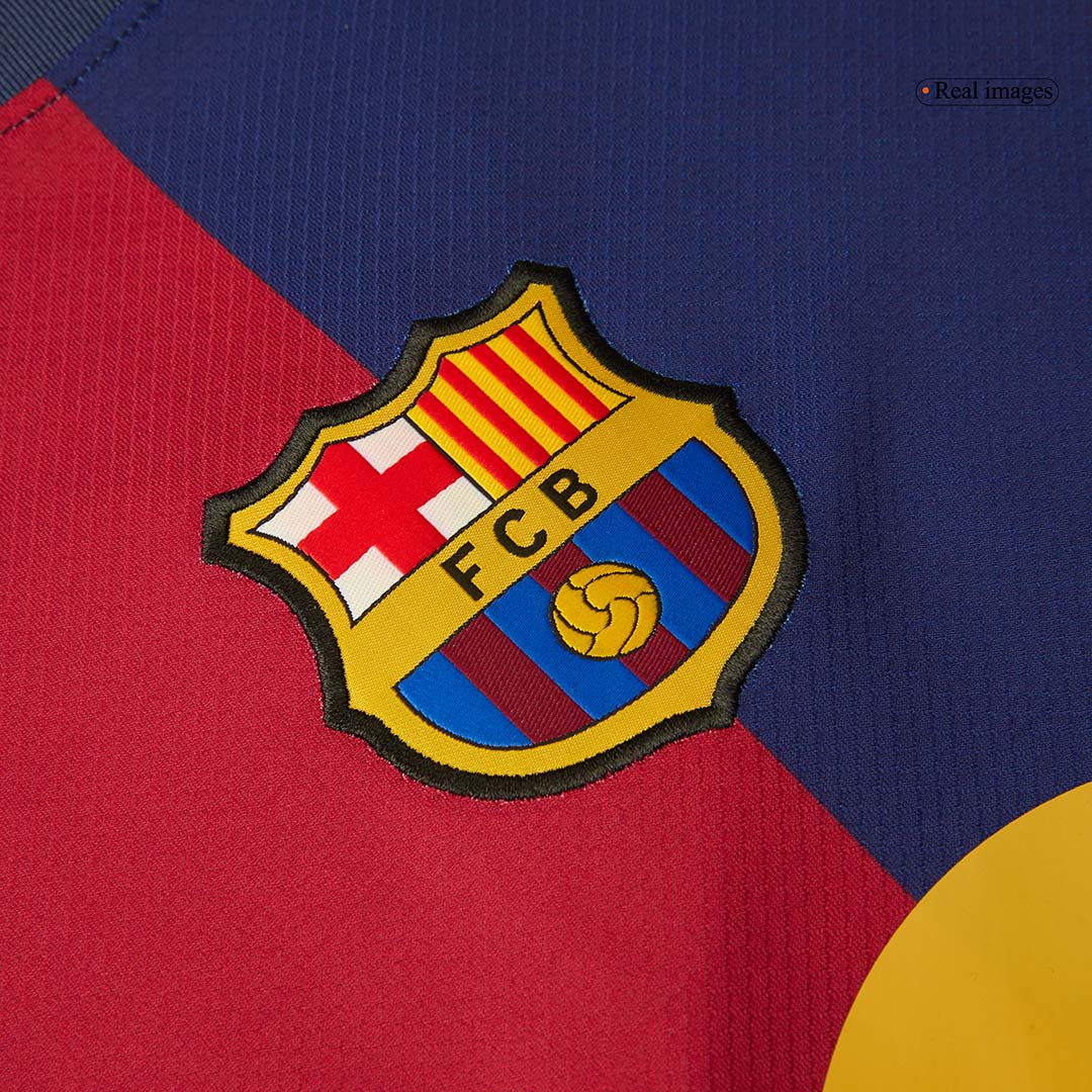 RAPHINHA #11 Barcelona Jersey Custom Soccer Jersey Home 2024/25 -UCL (Spotify Logo Without Text)