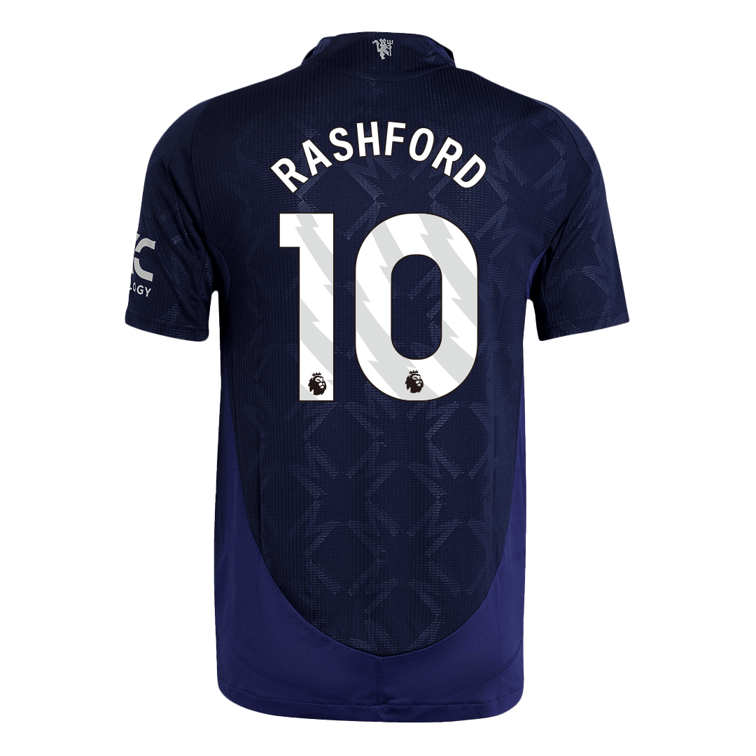 Authentic RASHFORD #10 Soccer Jersey Manchester United Away Shirt 2024/25