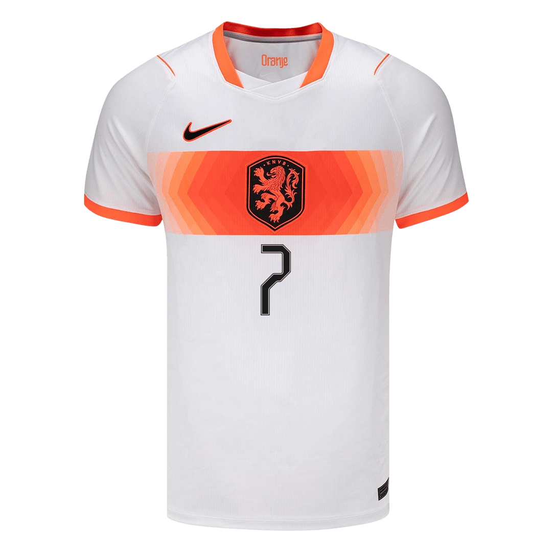XAVI #7 Netherlands Away Soccer Jersey World Cup 2026