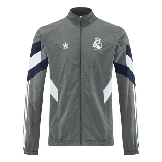 Real Madrid Windbreaker Jacket 2025/26 - Gray