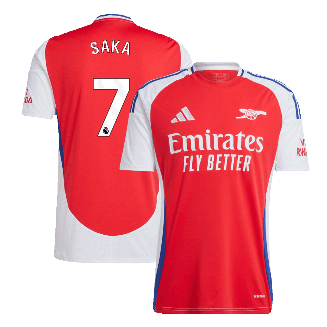 SAKA #7 Arsenal Home soccer jersey 2024/25