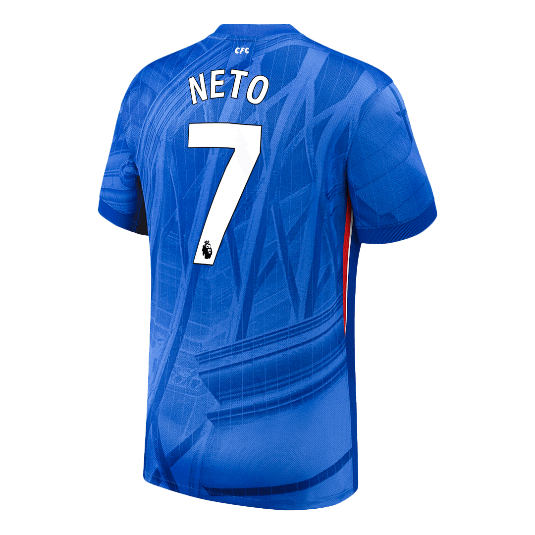 NETO #7 Chelsea Home Soccer Jersey 2025/26