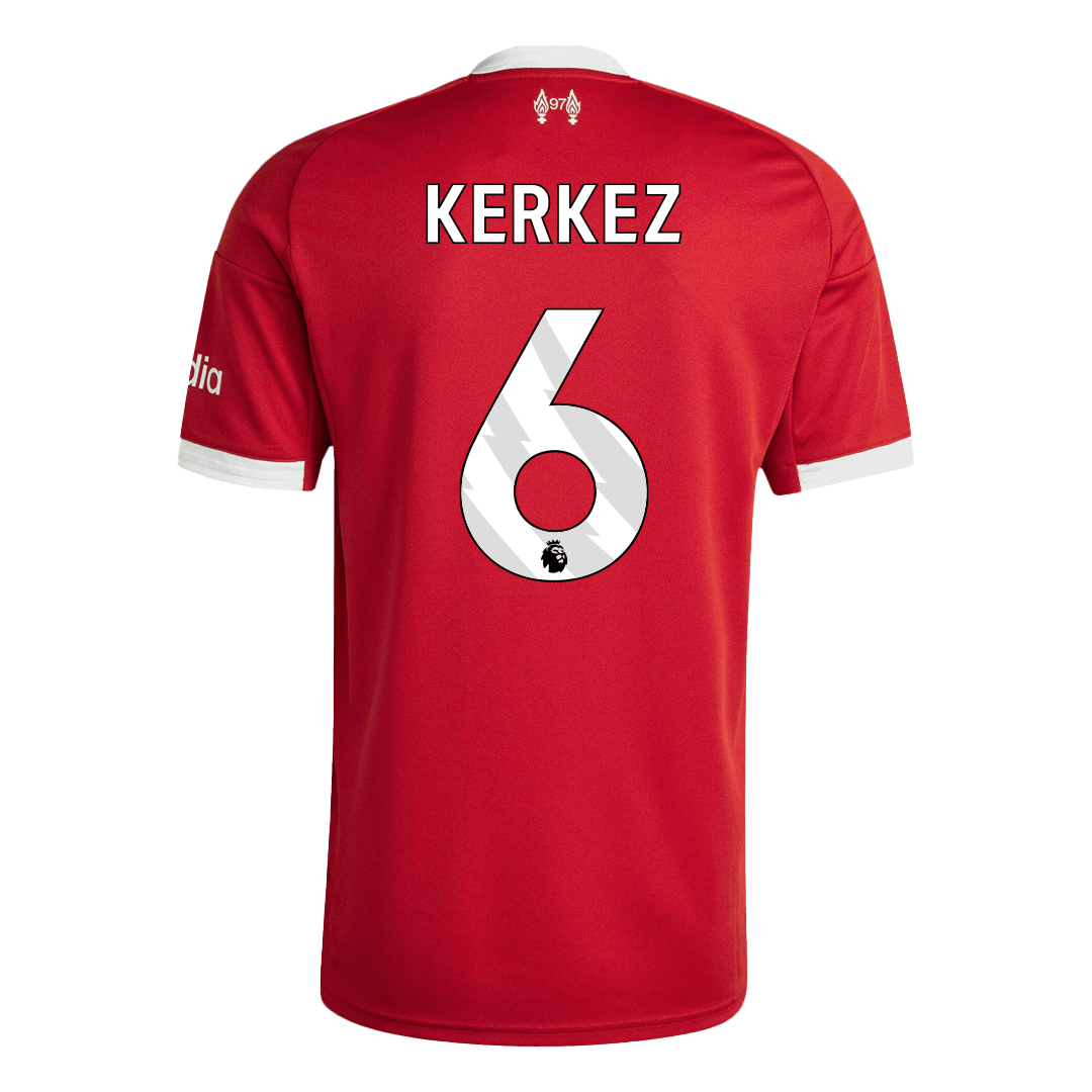 KERKEZ #6 Liverpool Home Soccer Jersey 2025/26