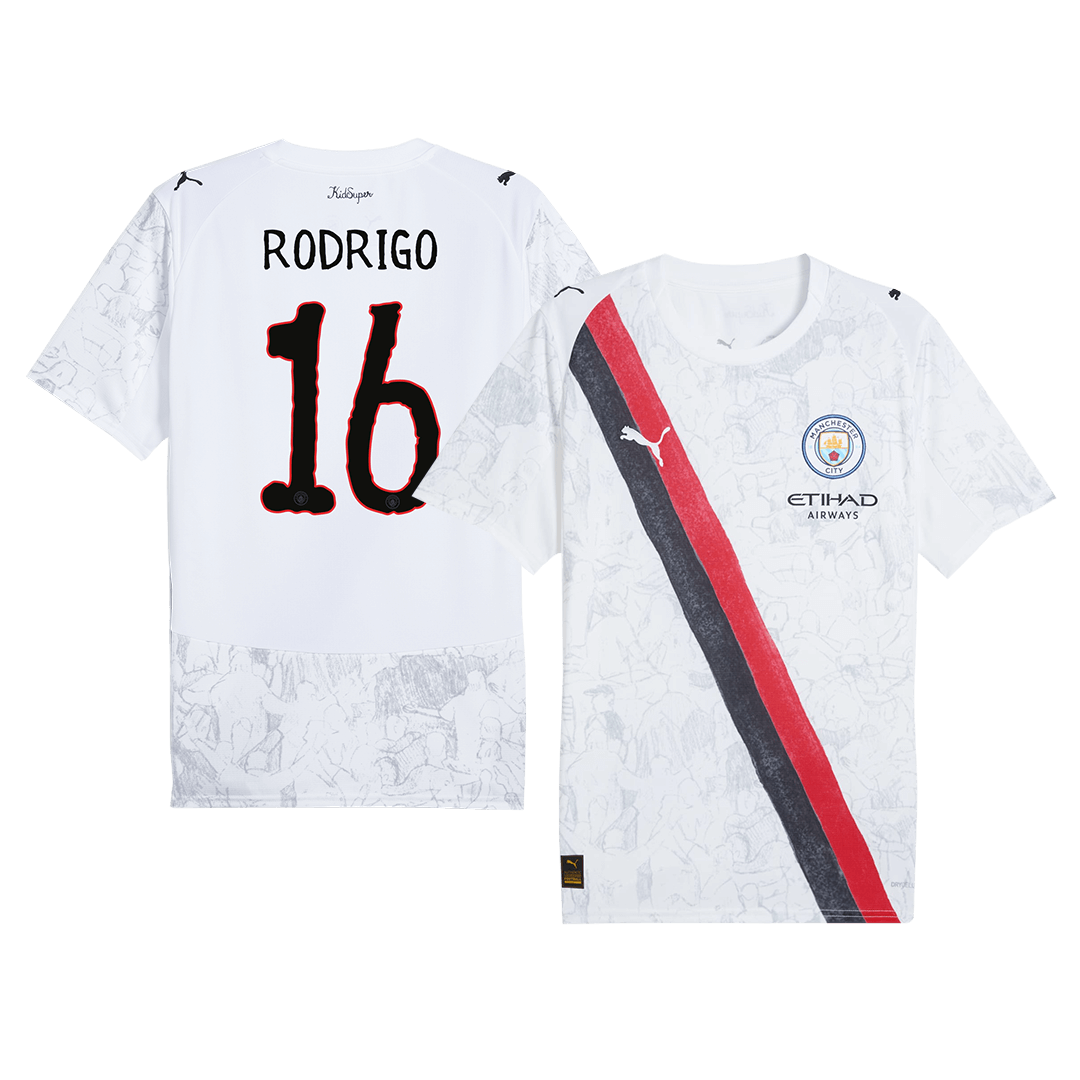 RODRIGO #16 Manchester City KidSuper Soccer Jersey World Cup 2025/26 - Club World Cup