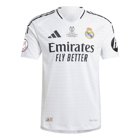 Authentic Soccer Jersey Real Madrid Home Shirt 2024/25 Copa del Rey Final