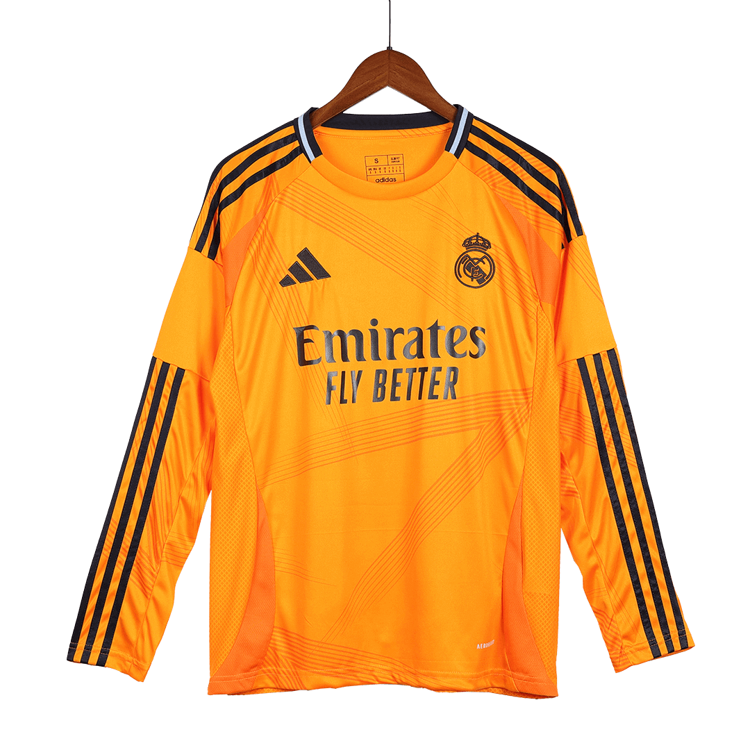 Real Madrid Away Long Sleeve Soccer Jersey 2024/25