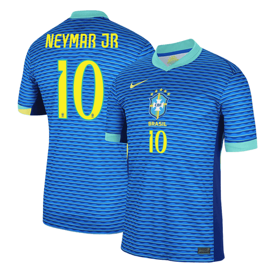 NEYMAR JR #10 Trikot Fußball Auswärtstrikot Custom 2024