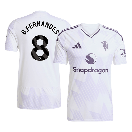 Camiseta de visitante del Manchester United B.FERNANDES #8 2025/26