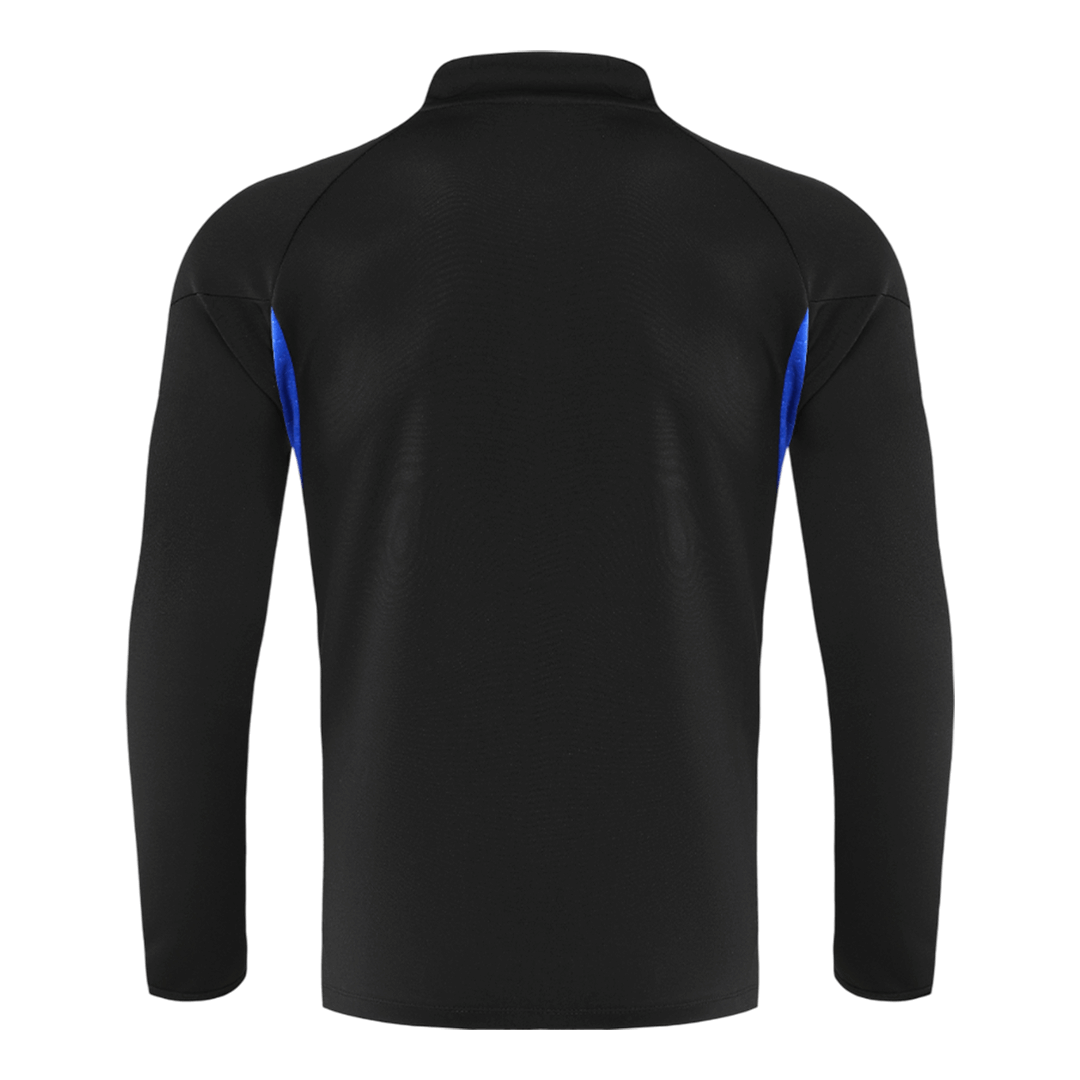 Manchester United 1/4 Zip Tracksuit 2025/26 Black