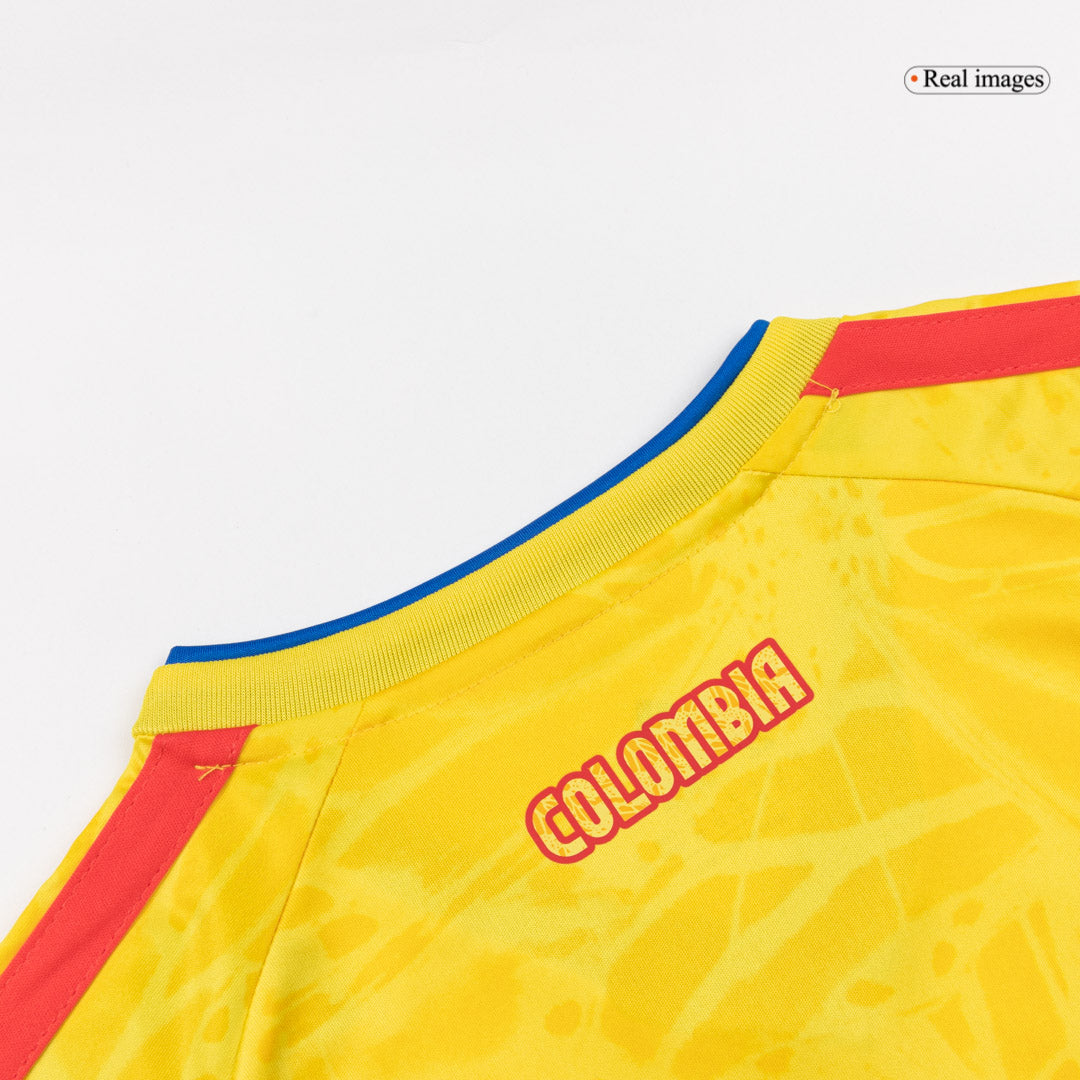 Colombia Home World Cup Kids Soccer Jerseys Kit 2026