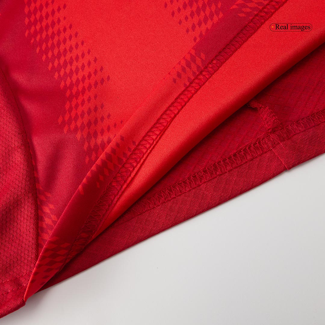 Kinder Bayern München Heim-Fußballtrikot-Set (Trikot + Shorts) 2024/25 Rot