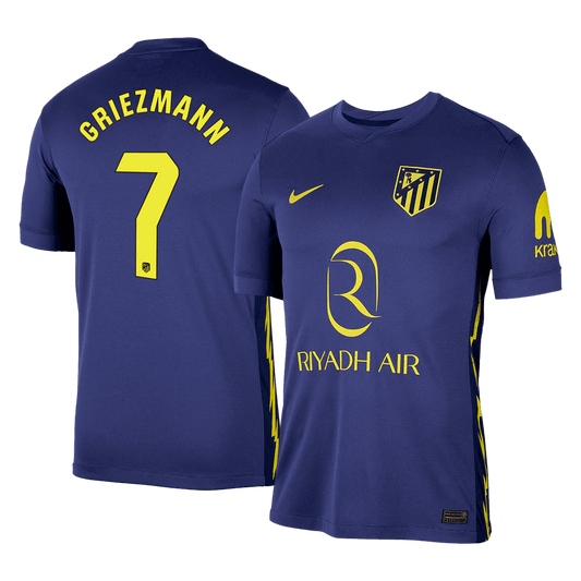 GRIEZMANN #7 Atletico Madrid Away Soccer Jersey 2025/26