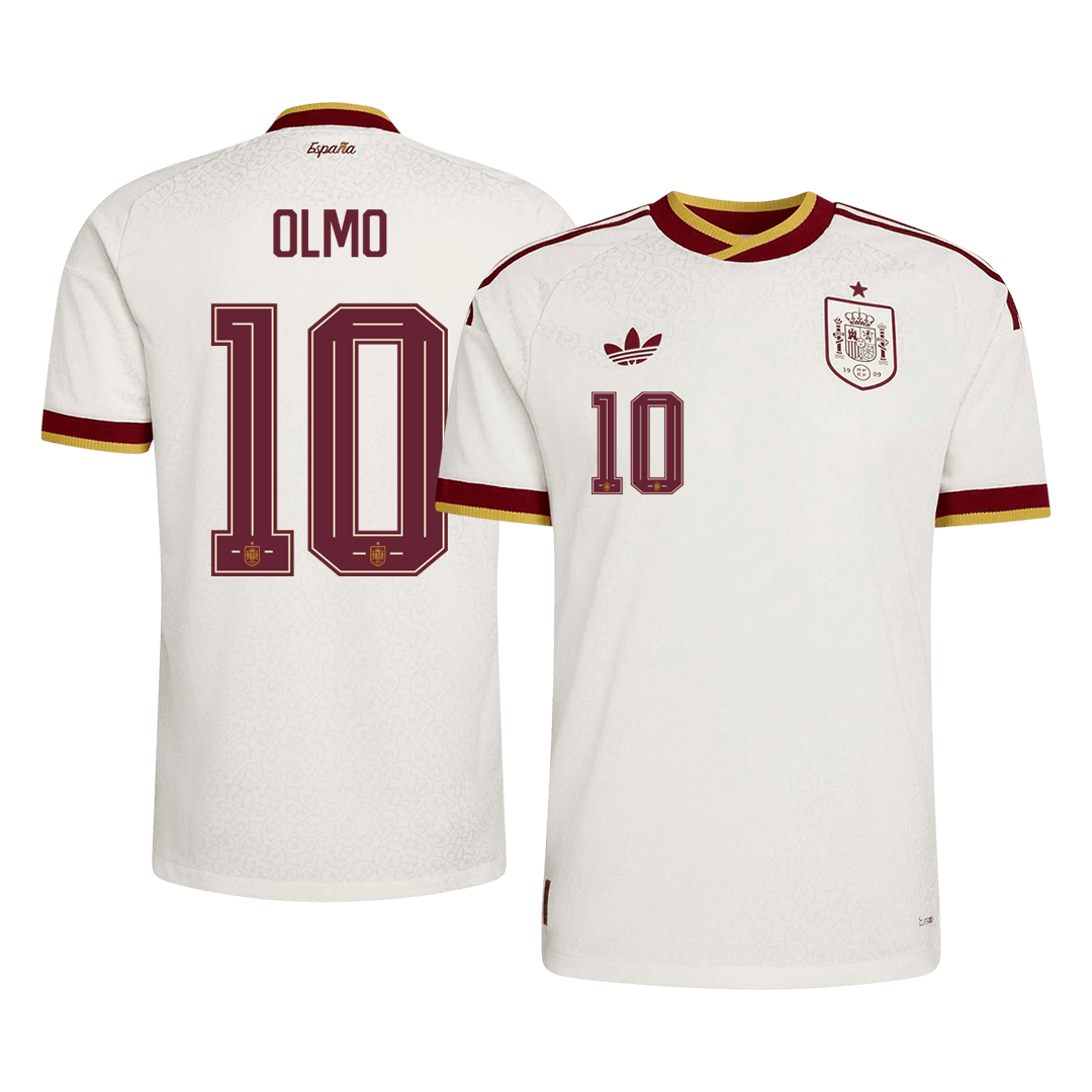 OLMO #10 Spain Away Player Version Jersey World Cup 2026