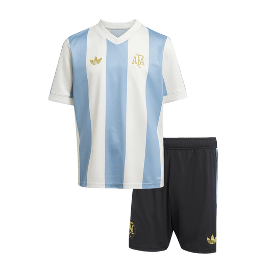 Kid's Argentina Soccer Jersey Kit(Jersey+Shorts) 2024 - 50th Anniversary