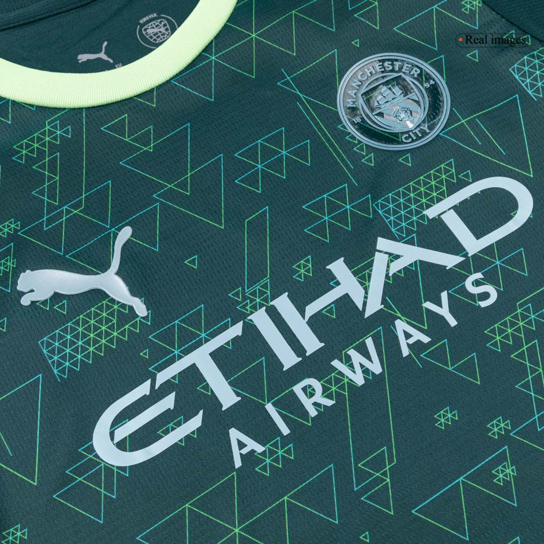 Manchester City Kids Soccer Jerseys Kit 2025/26