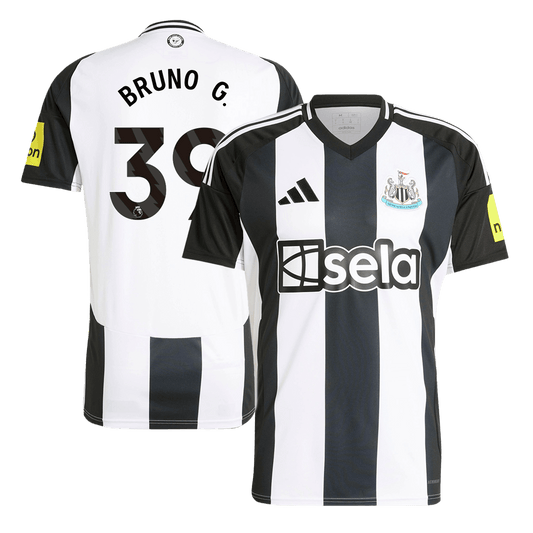 BRUNO G. #39 Newcastle United Home Soccer Jersey 2024/25