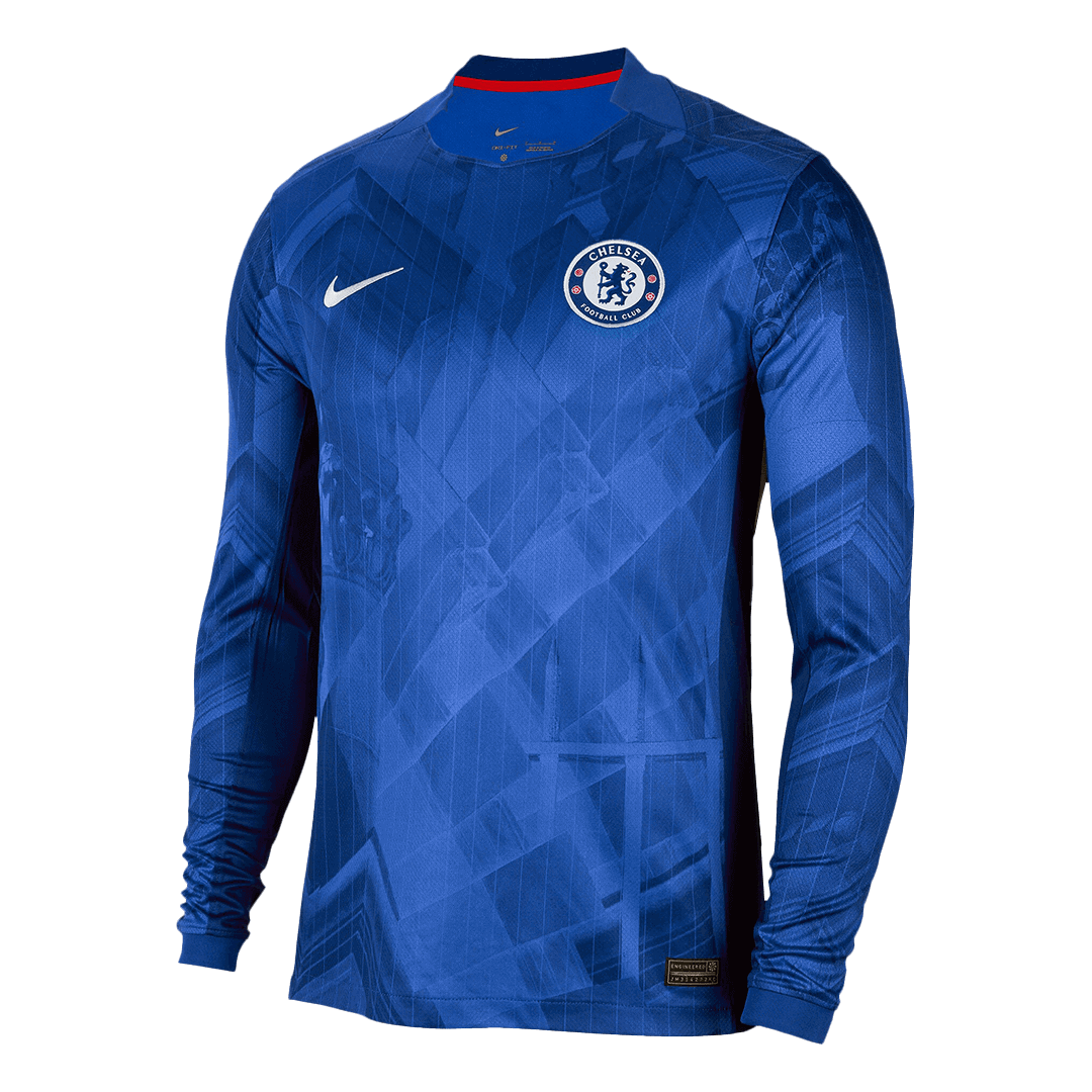 Chelsea Home Long Sleeve Soccer Jersey 2025/26