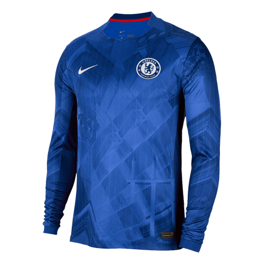 Chelsea Home Long Sleeve Soccer Jersey 2025/26