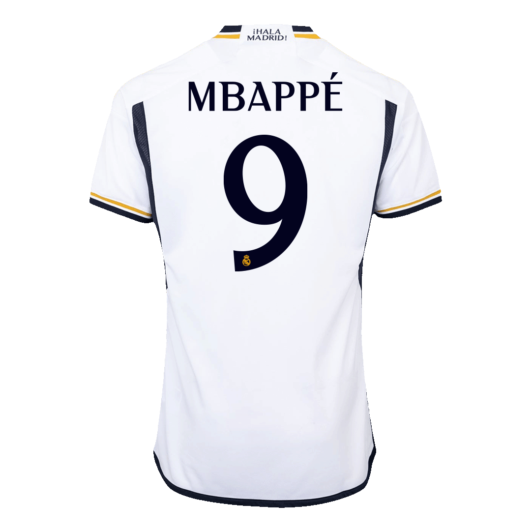 Authentic MBAPPE #9 Soccer Jersey Real Madrid Home Shirt 2023/24