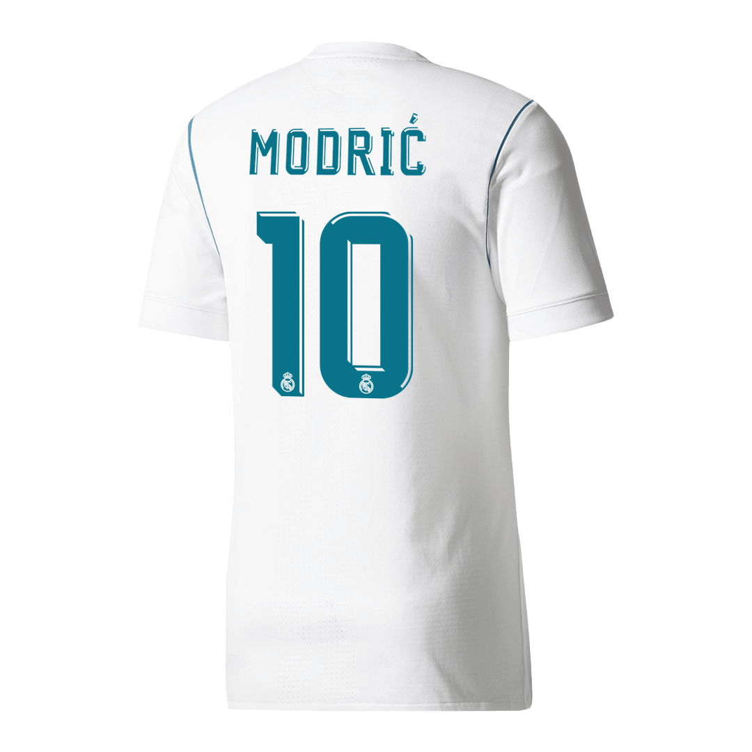 MODRIĆ #10 Real Madrid Retro Jersey Home Soccer Shirt 2017/18