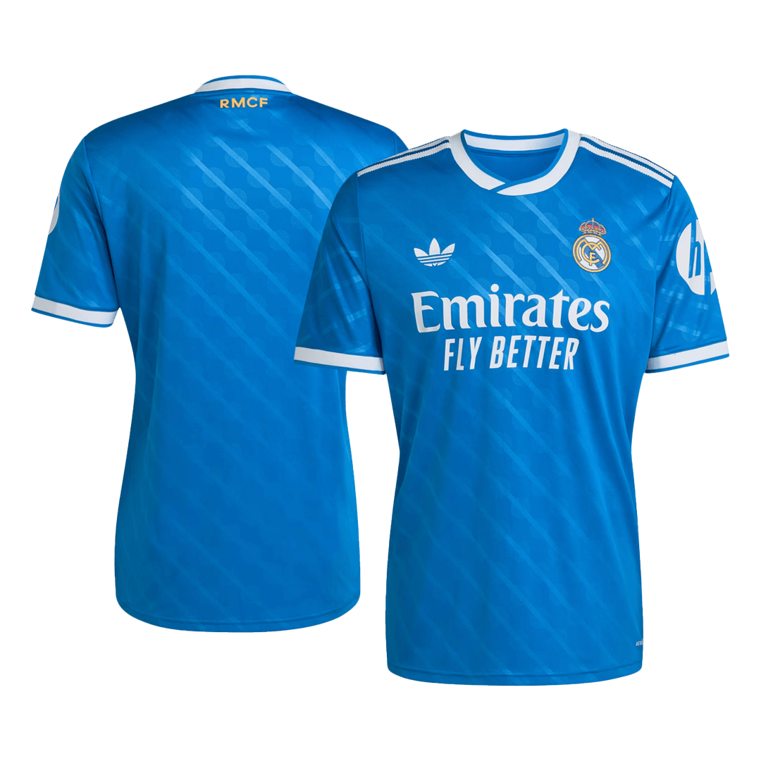 Real Madrid Third Away Soccer Jersey 2025/26 Blue