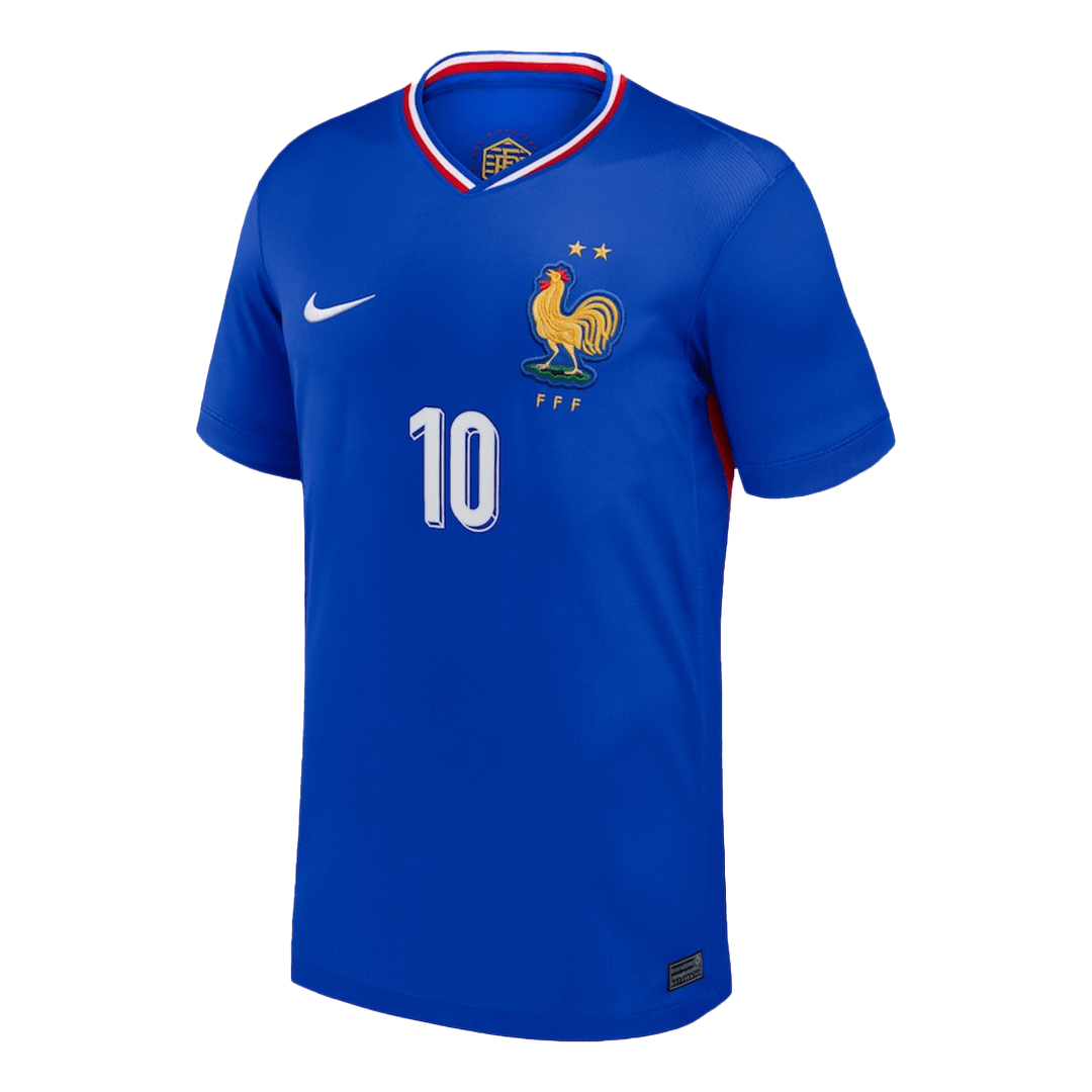 MBAPPE #10 France Soccer Jersey Home Custom Shirt 2024