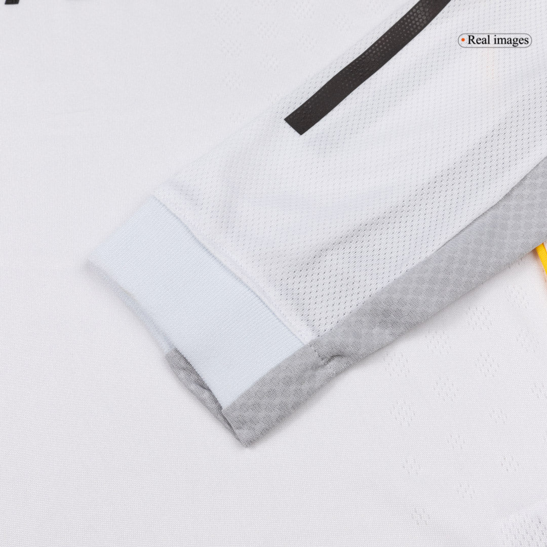 Player Version Real Madrid Home Long Sleeve Soccer Jersey 2025/26