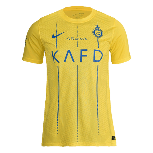 Gift-Replica Nike Al Nassr Home Soccer Jersey 2023/24 Yellow