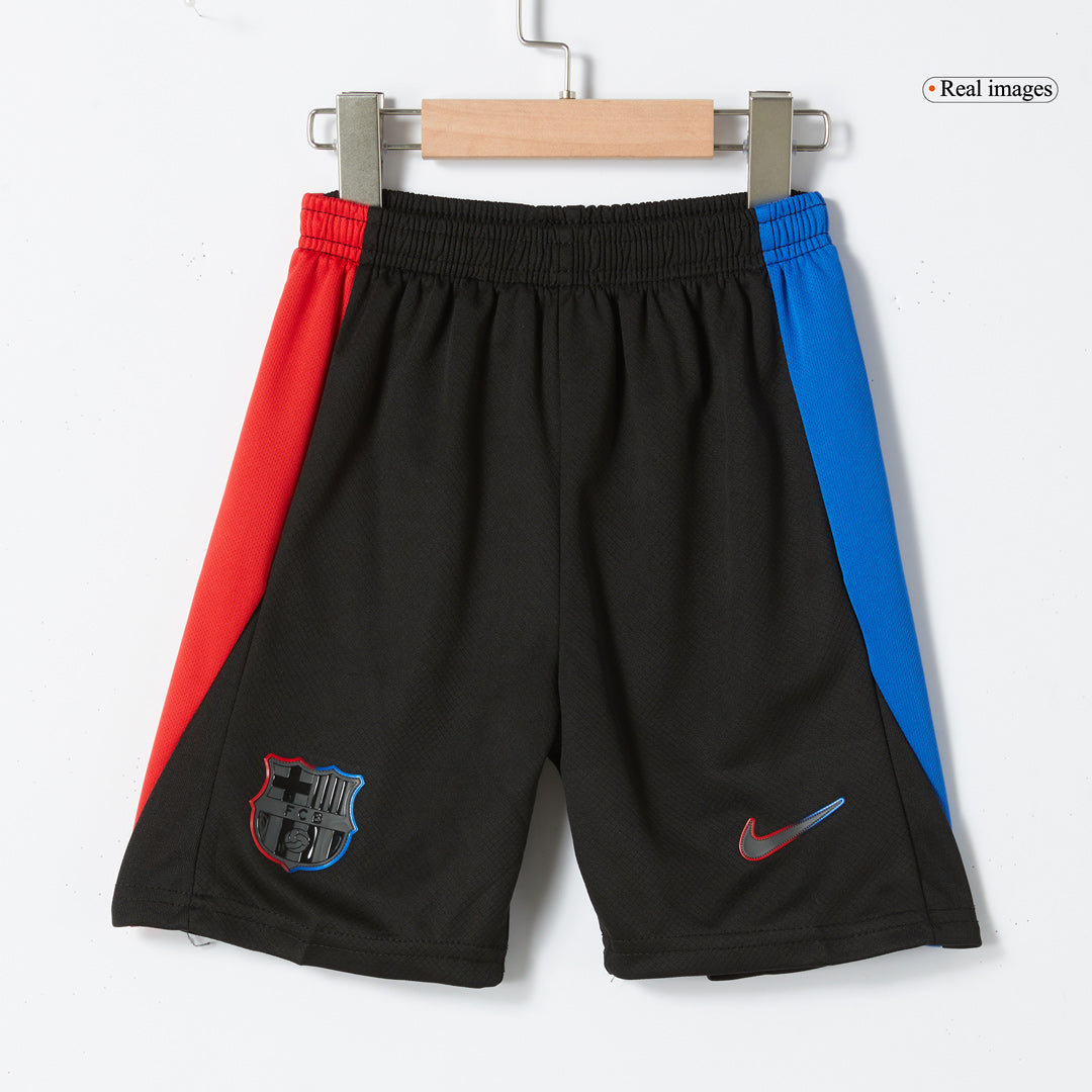 Gift-Kids Barcelona Custom Away Soccer Kits 2024/25 - Spotify Logo Without Text