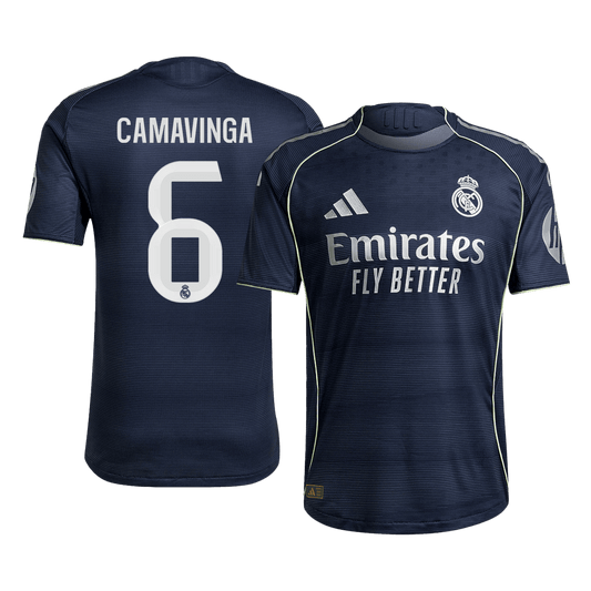 CAMAVINGA #6 Real Madrid Away Authentic Soccer Jersey 2025/26