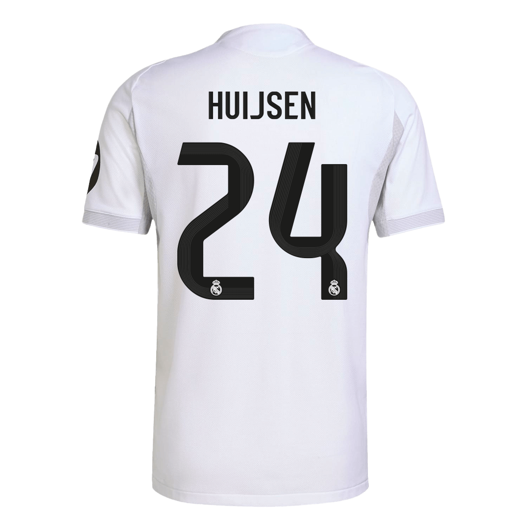 HUIJSEN #24 Real Madrid Home Authentic Soccer Jersey 2025/26
