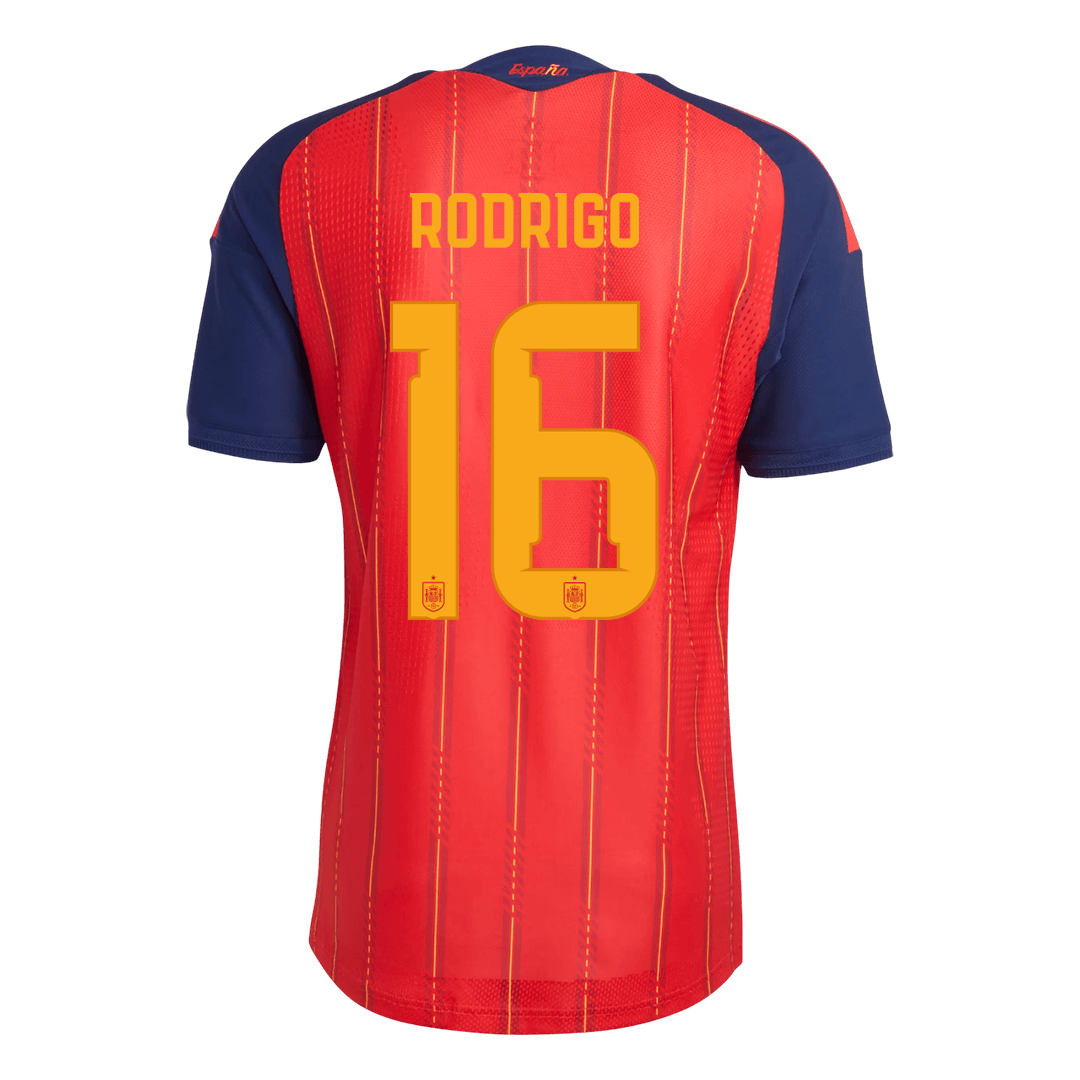 RODRIGO #16 Spain Home Player Version Jersey World Cup 2026