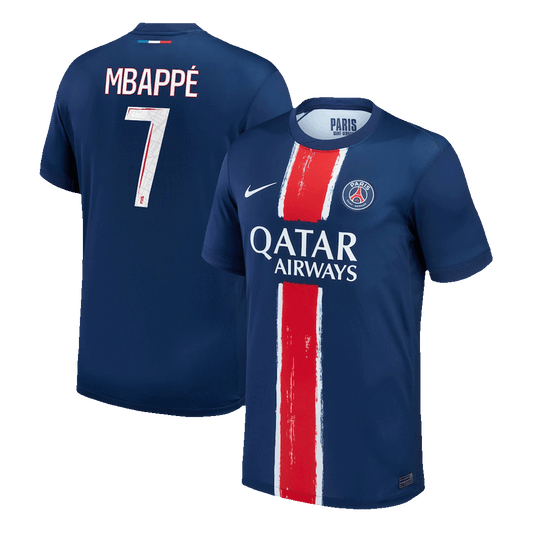 MBAPPÉ #7 PSG Soccer Jersey Home Custom Shirt 2024/25