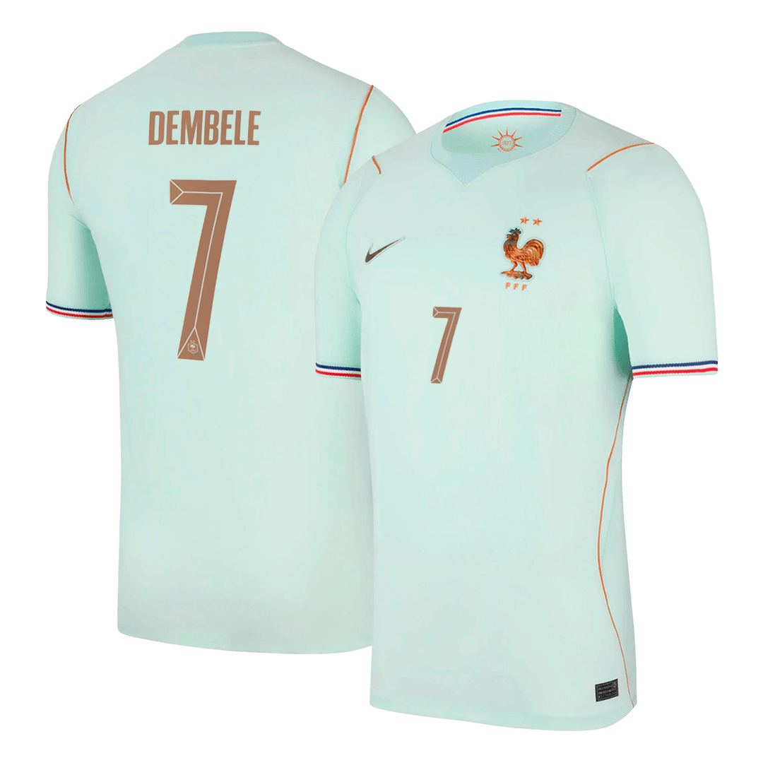DEMBELE #7 France Away Soccer Jersey World Cup 2026