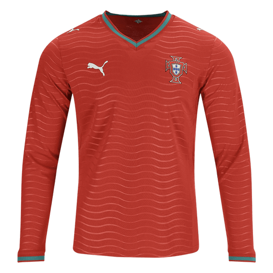 Portugal Home Long Sleeve Player Version Jersey World Cup 2026