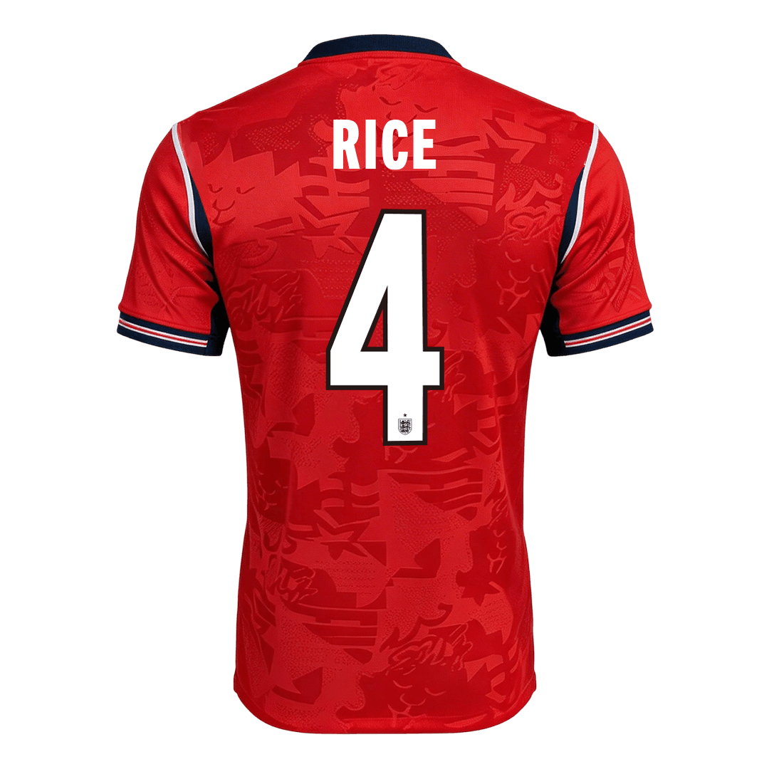 RICE #4 England Away Soccer Jersey World Cup 2026