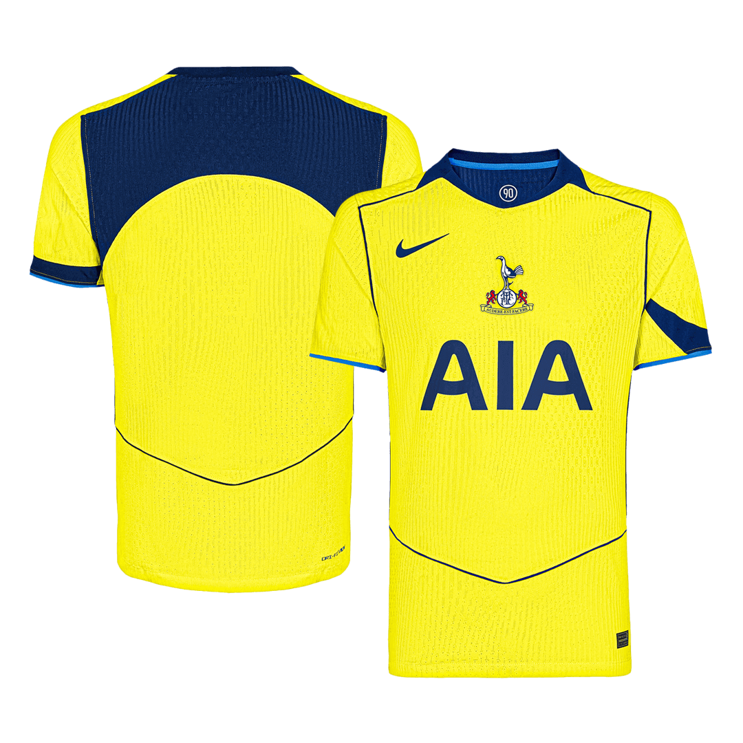 Tottenham Hotspur Third Away Authentic Soccer Jersey 2025/26