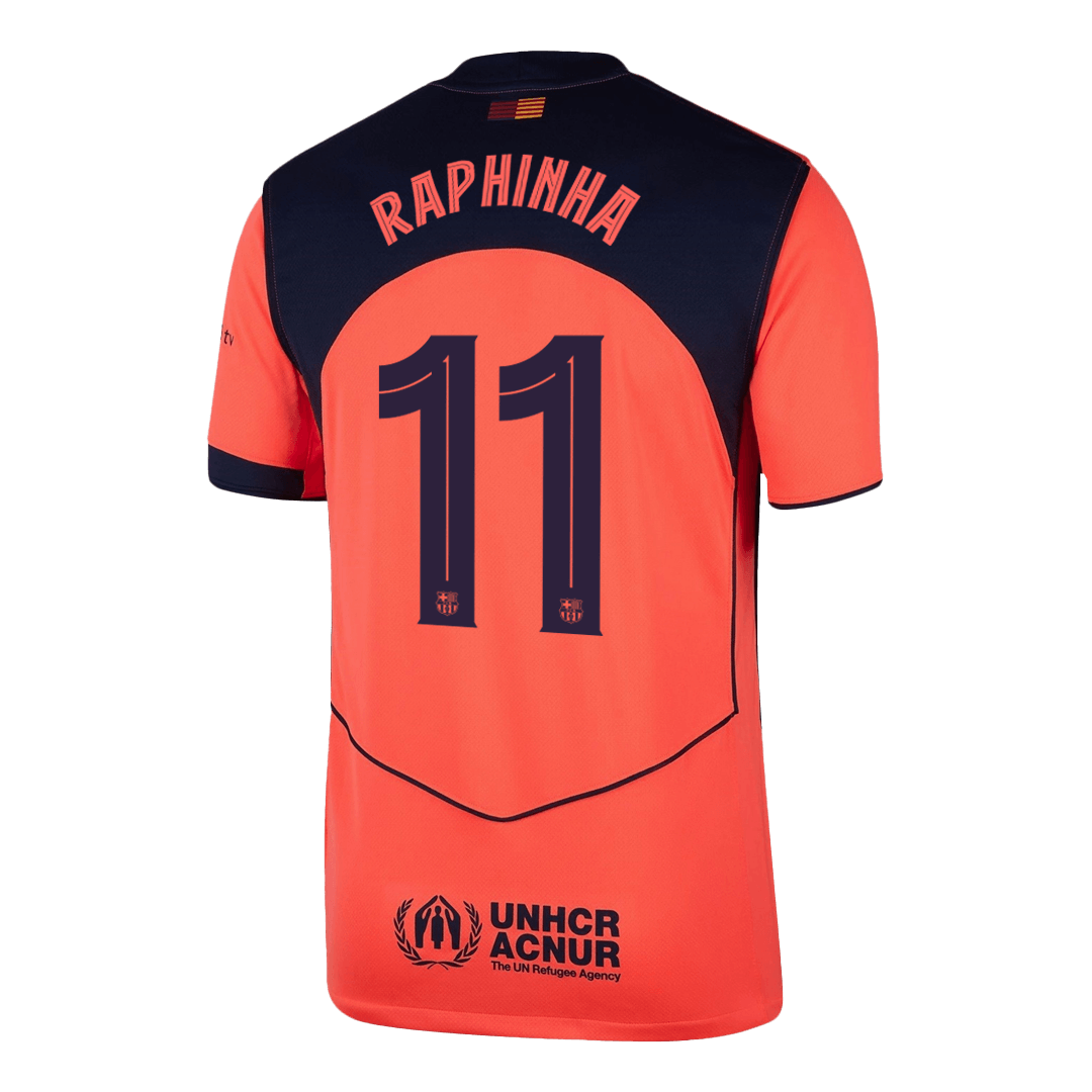 RAPHINHA #11 Barcelona Third Away Soccer Jersey 2025/26 -UCL